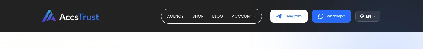 accstrust.com Hero section