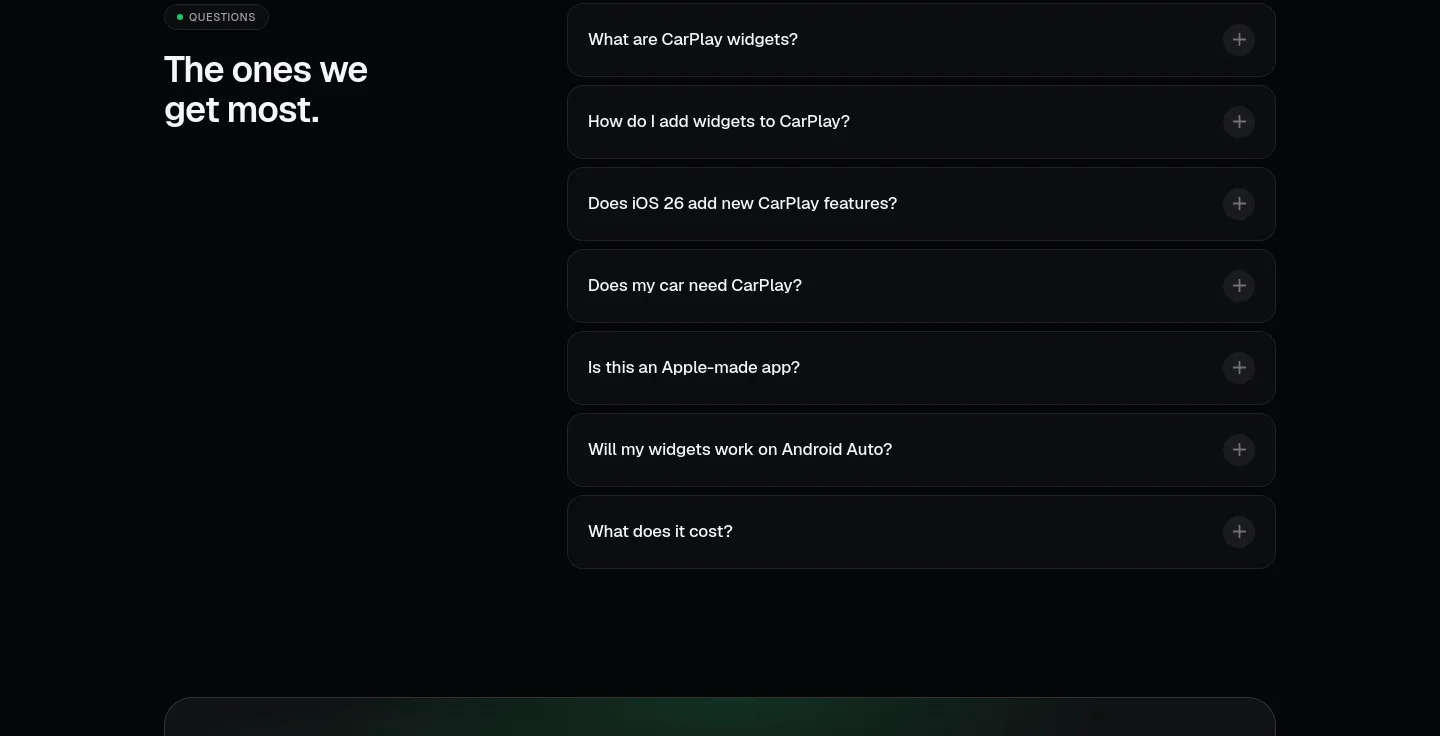 addcarwidgets.com — FAQ