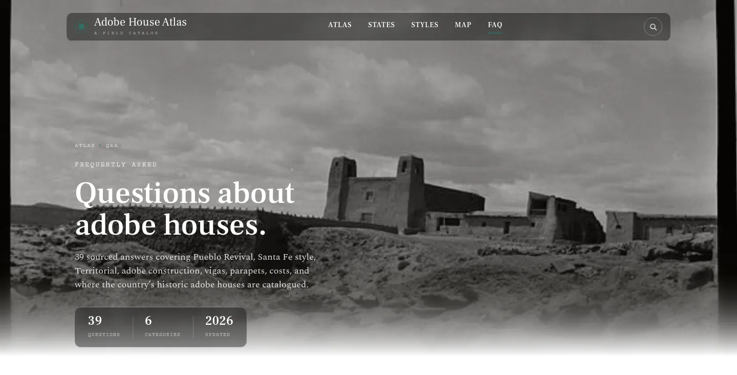 adobepueblo.com — a measured funnel