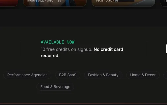 No credit card element from adriselab.com