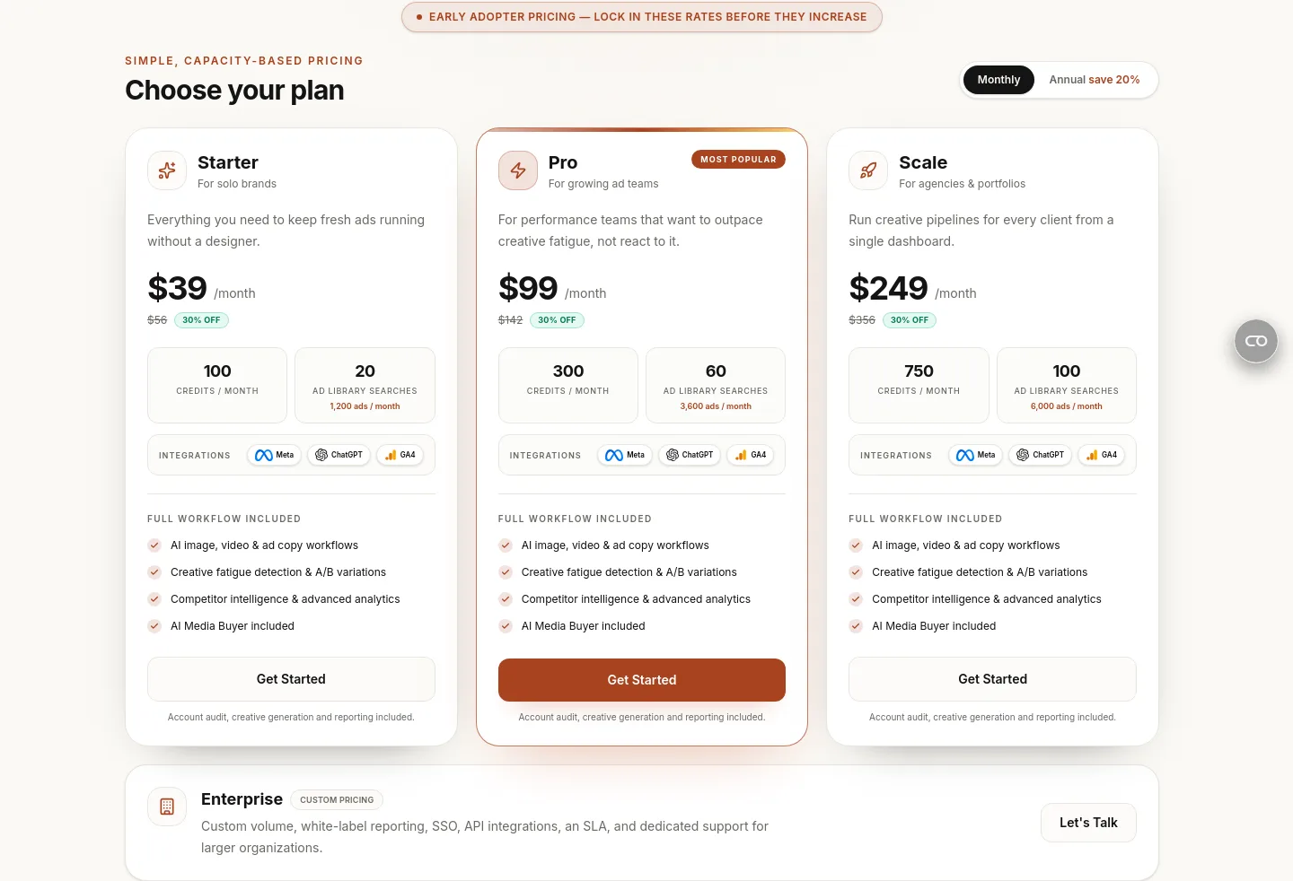 adriselab.com — Pricing