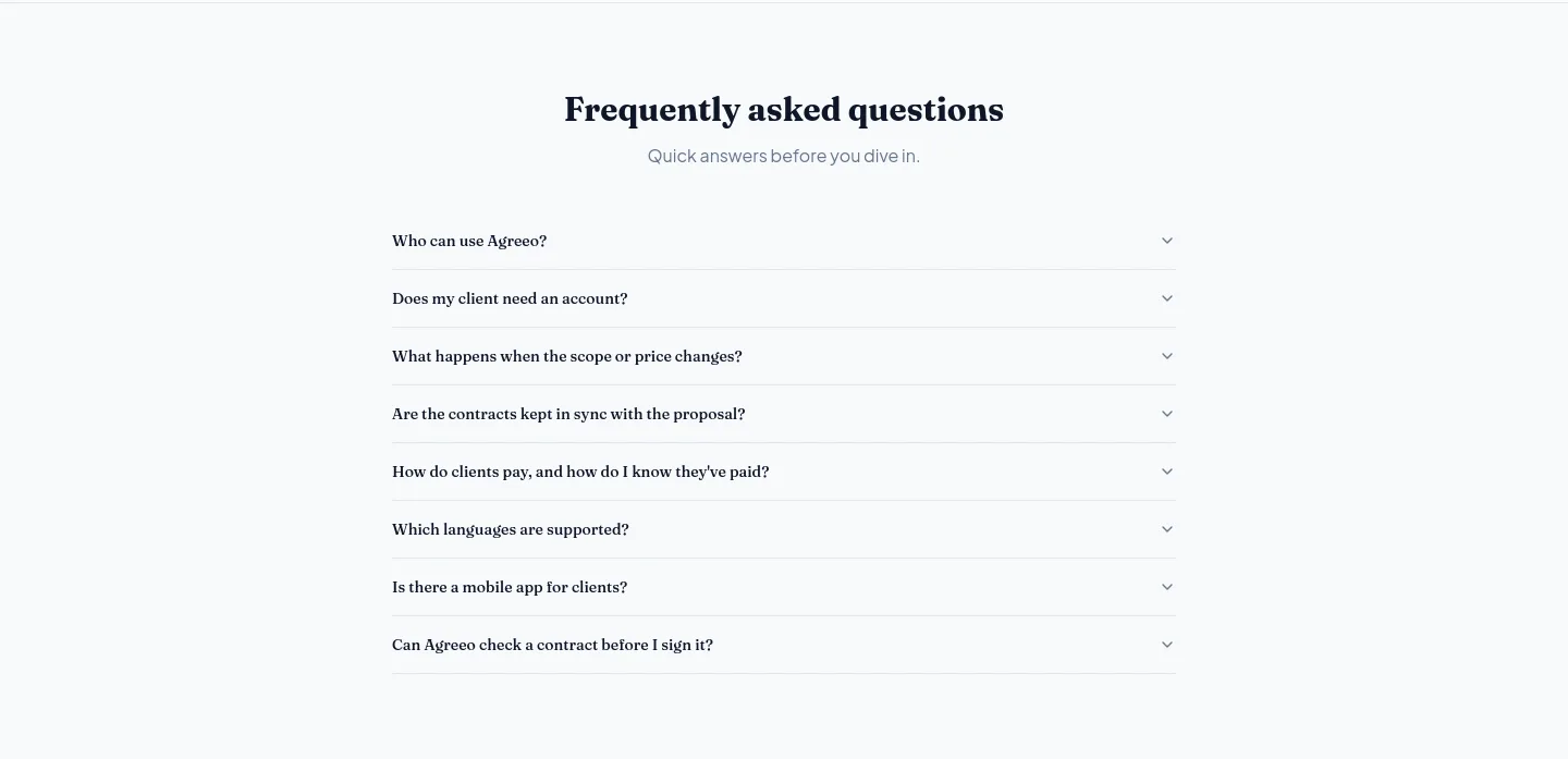 agreeotech.com — FAQ