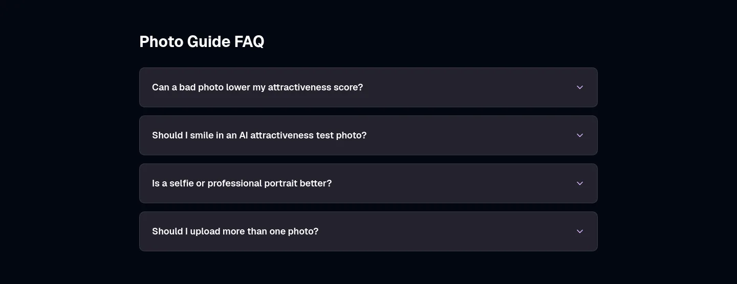 ai-attractivenesstest.com — FAQ