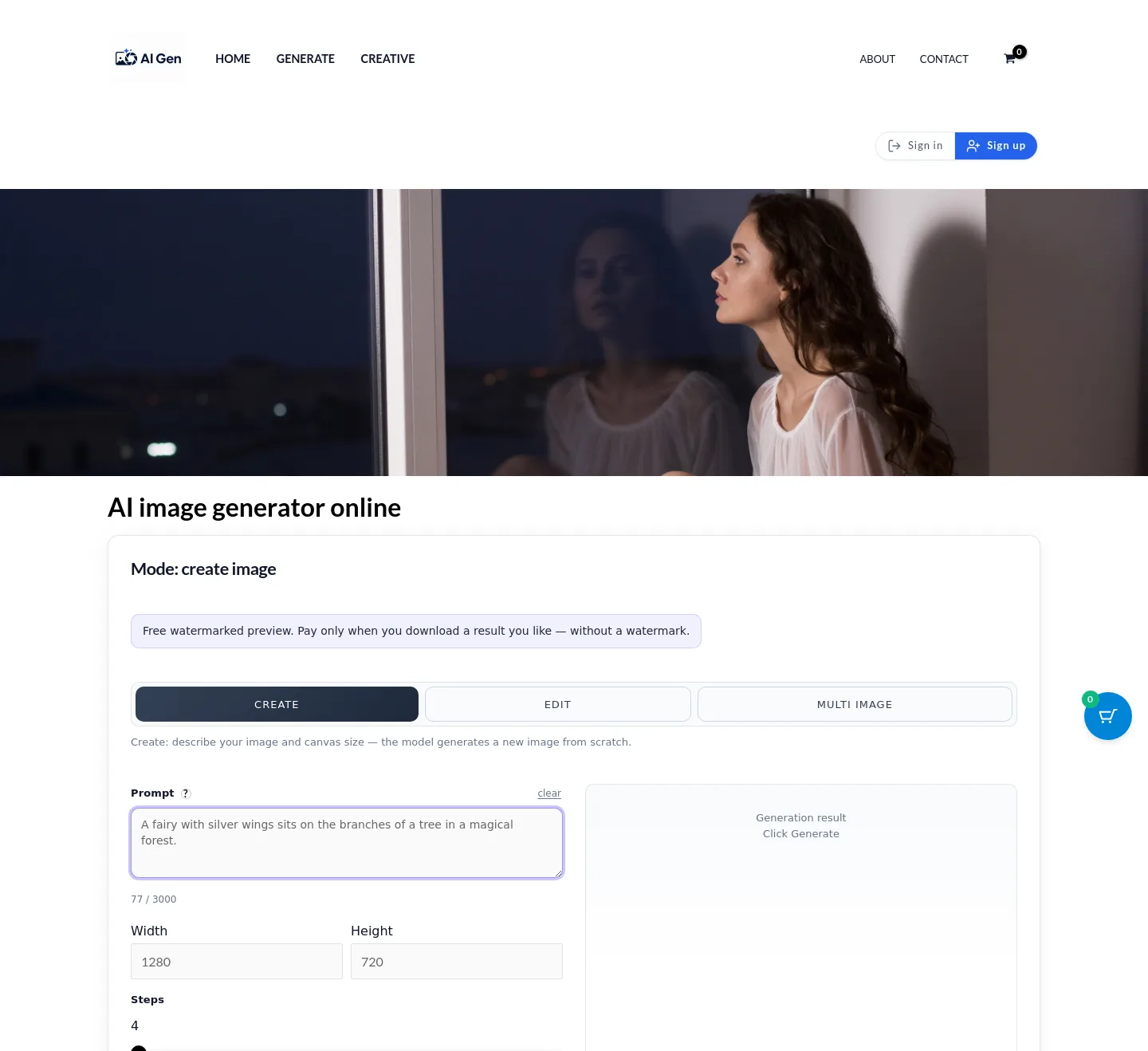 ai-gen.online — a measured funnel