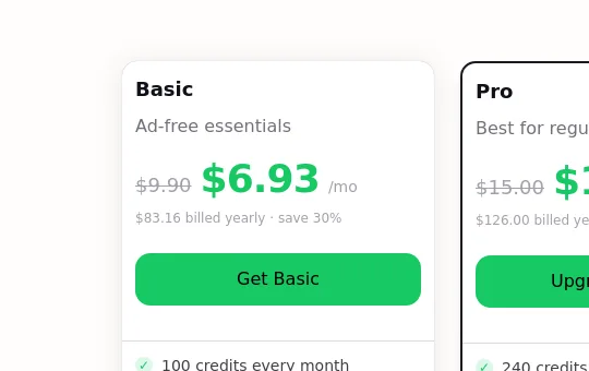 Price anchor element from ai-tattoo-generator.net