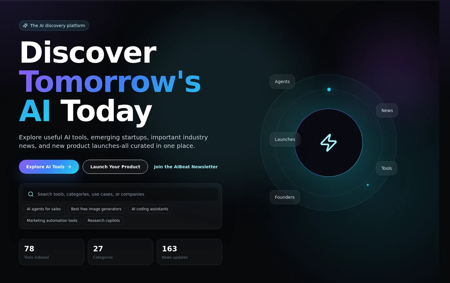 aibeat.dev — Hero