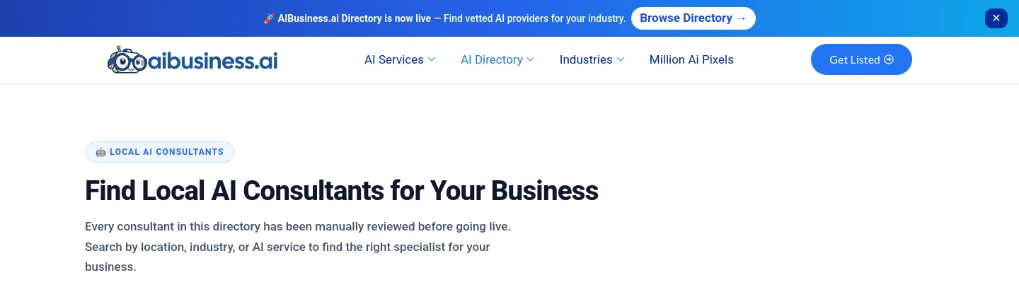 aibusiness.ai — a measured funnel
