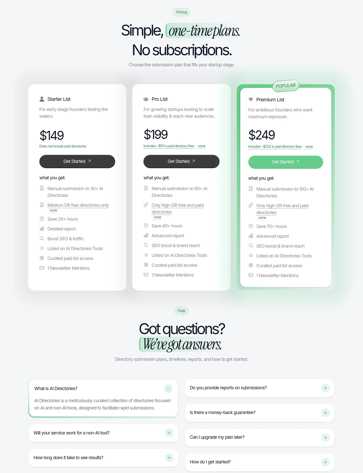 aidirectori.es — FAQ