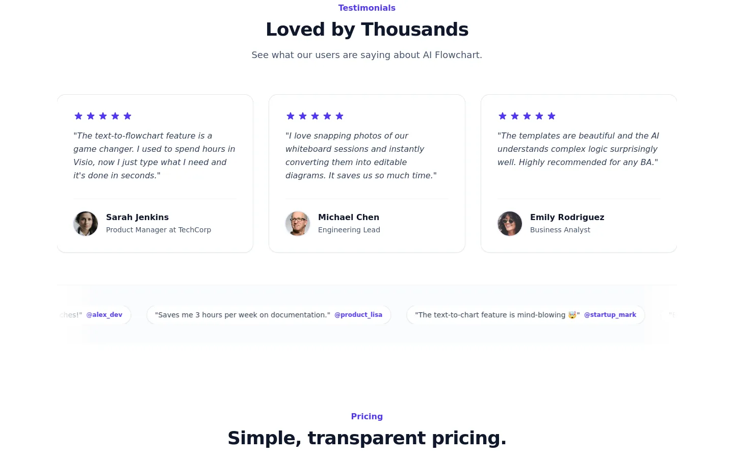 aiflowchart.net — a real Logo Wall section