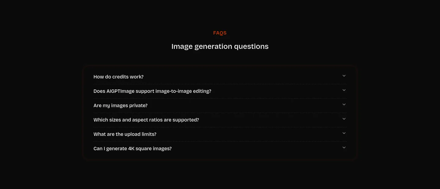 aigptimage.org FAQ section