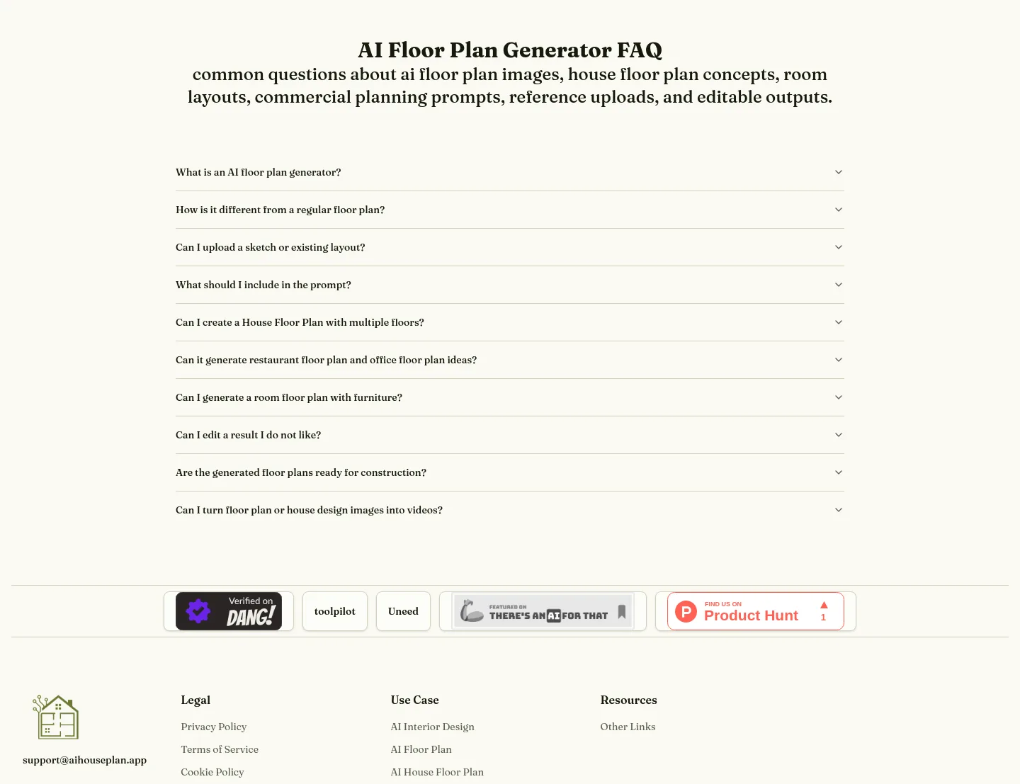 aihouseplan.app — FAQ