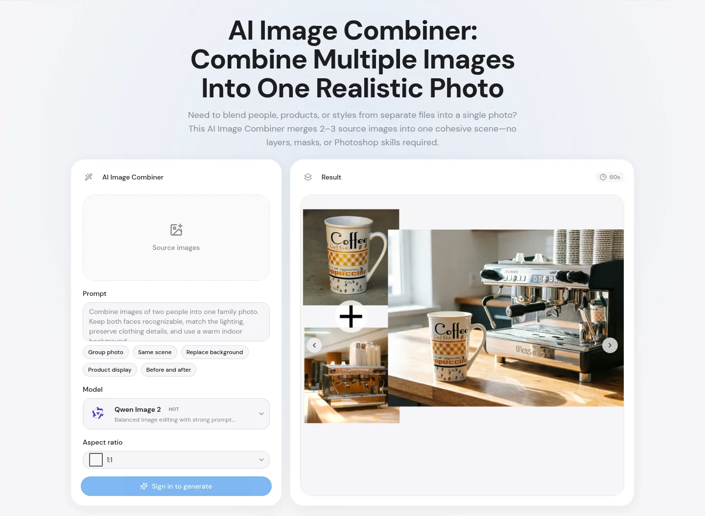 aimagecombiner.net — Hero