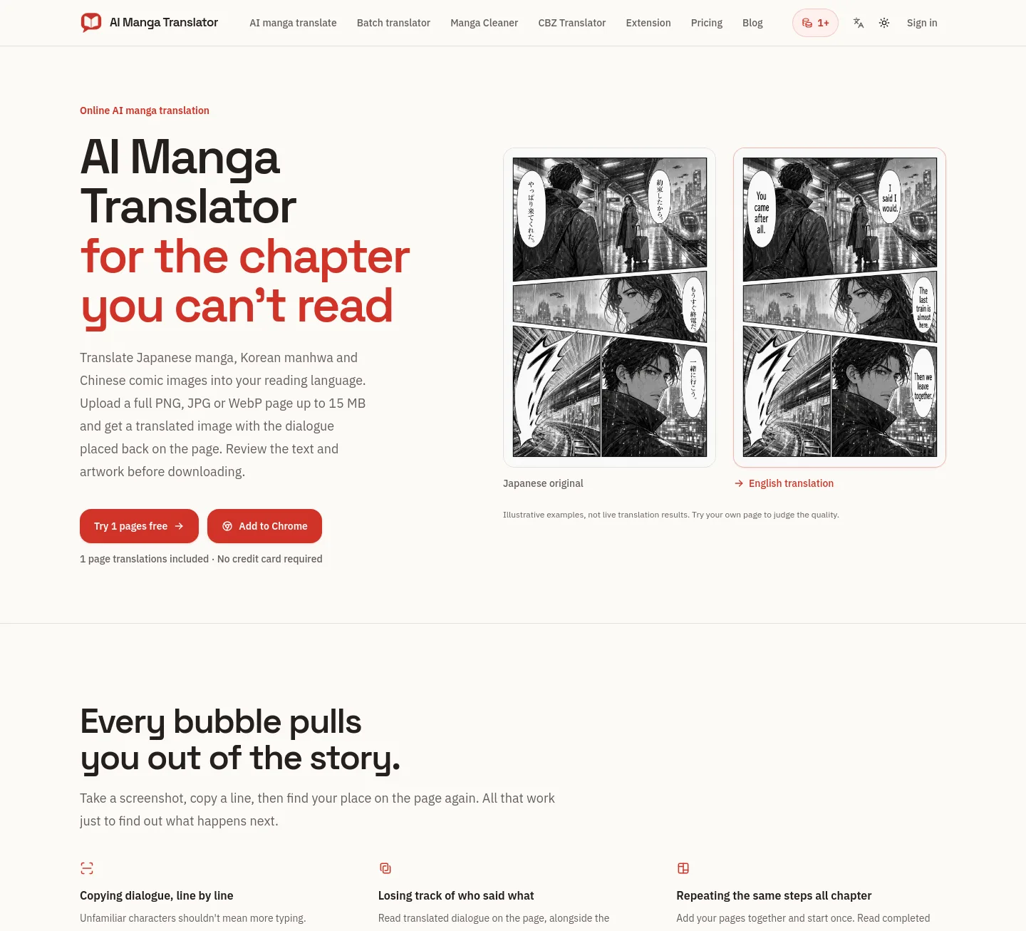 aimangatranslate.org — a measured funnel