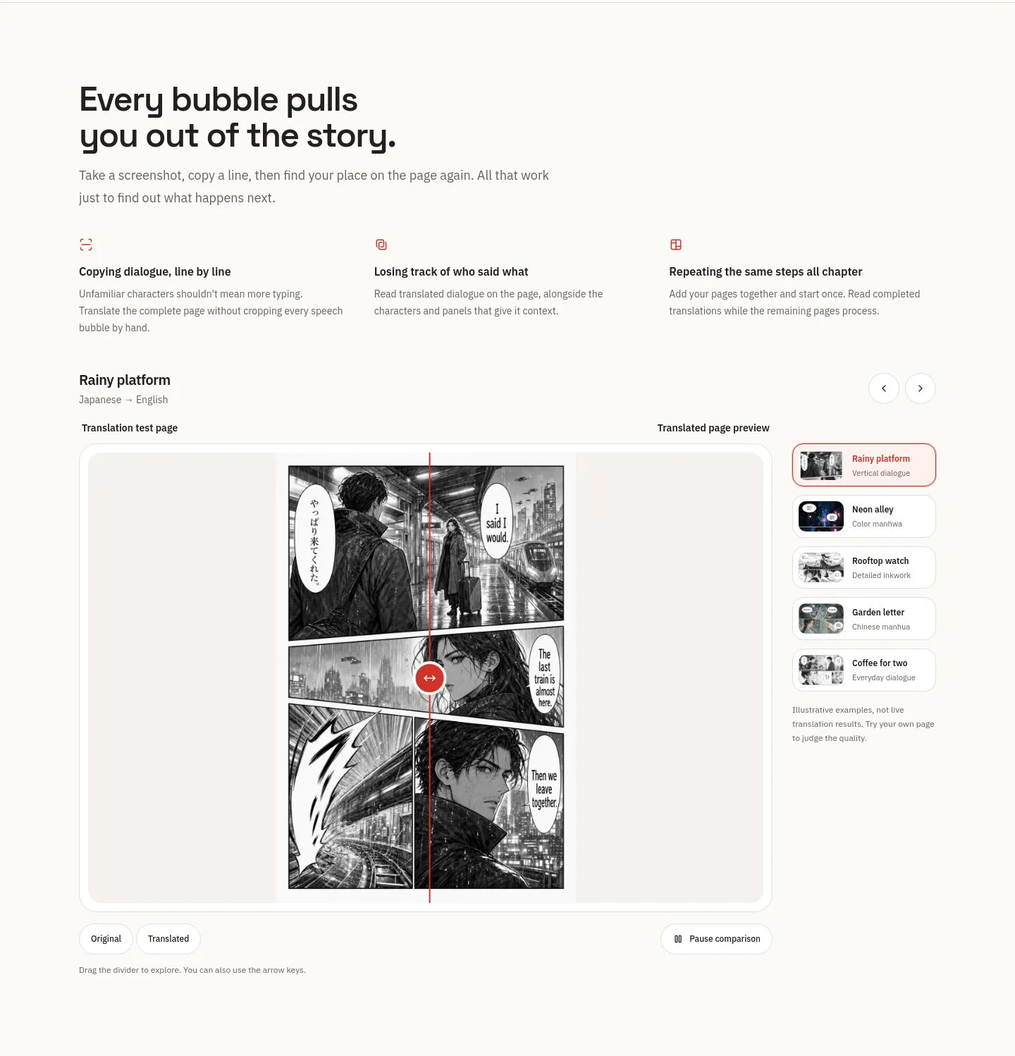 aimangatranslate.org — Features