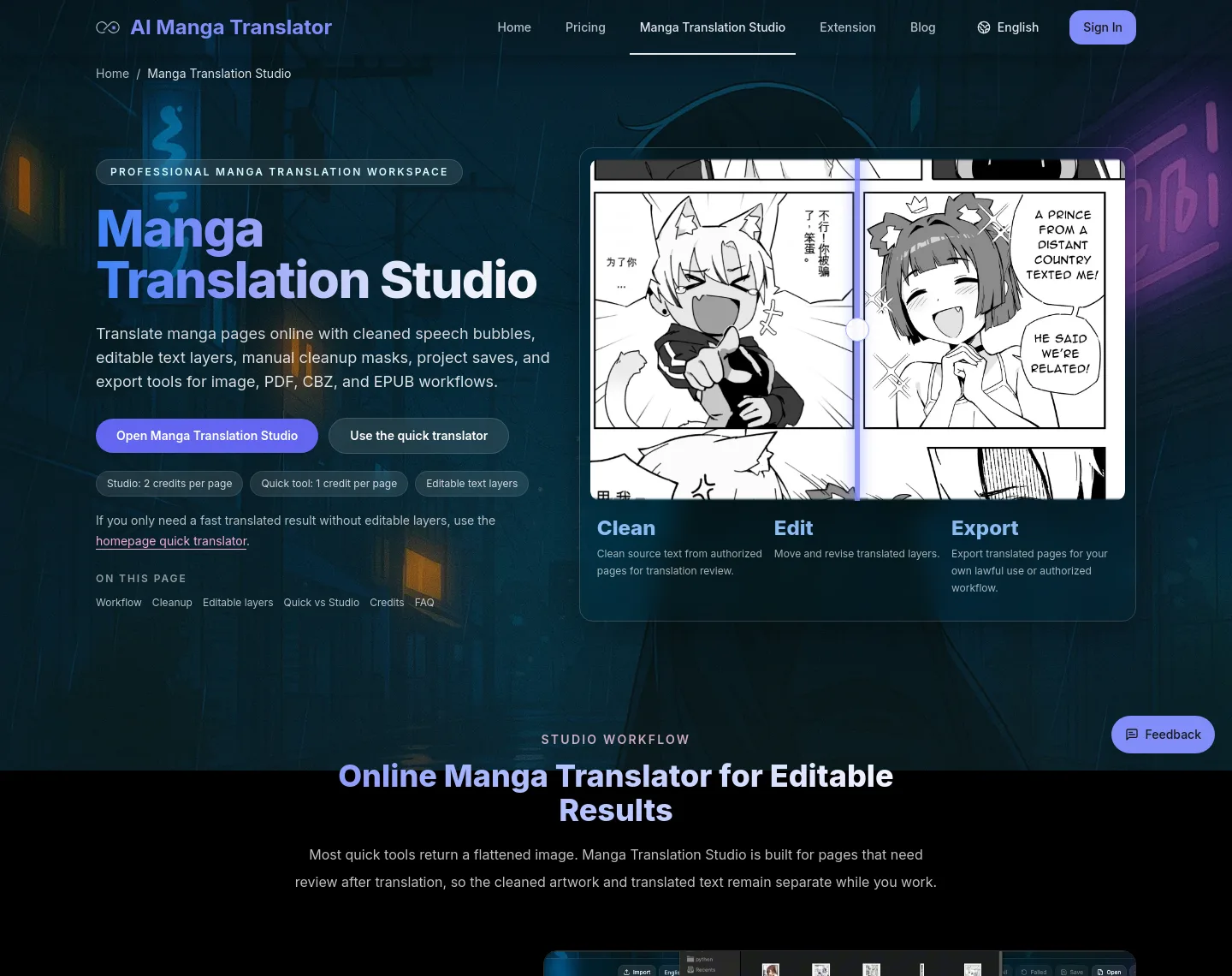 aimangatranslate.com — a measured funnel