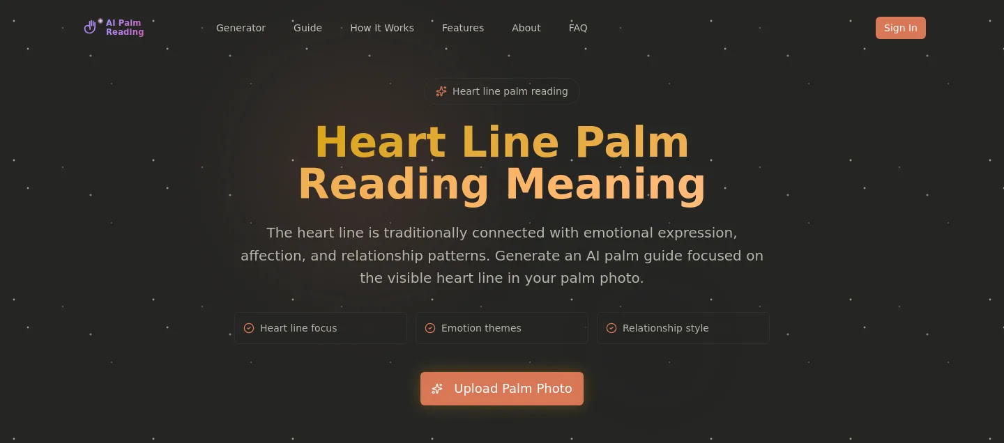 aipalmreading.net Hero section