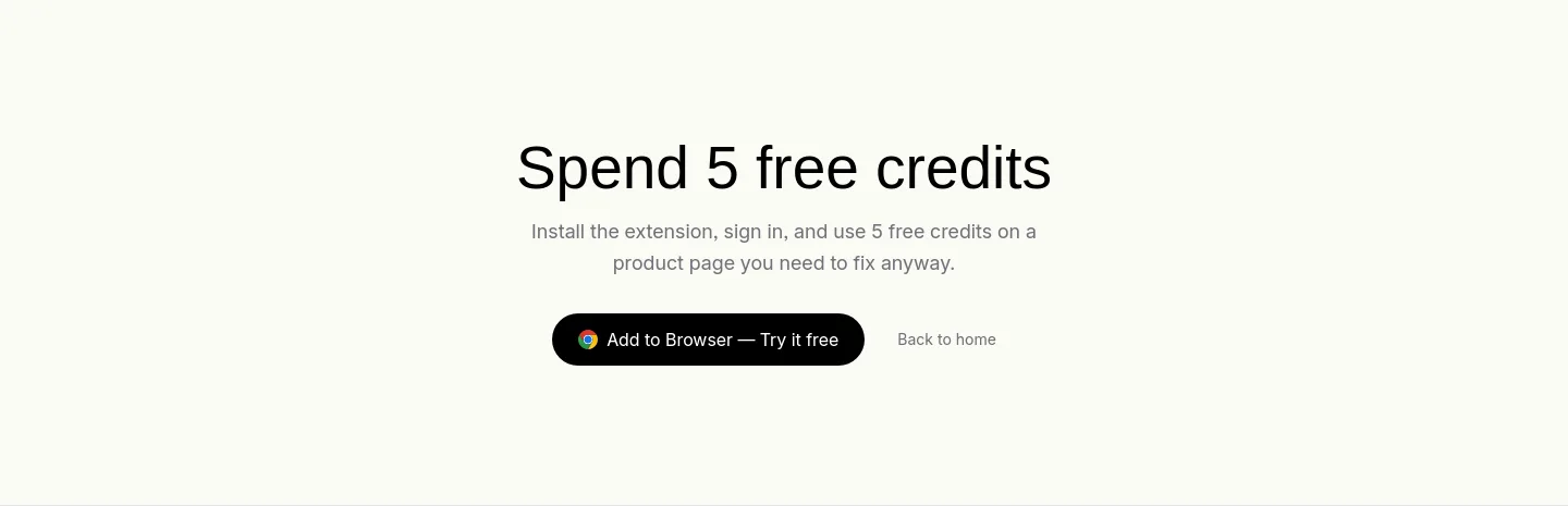 aiproductpageoptimization.com CTA section