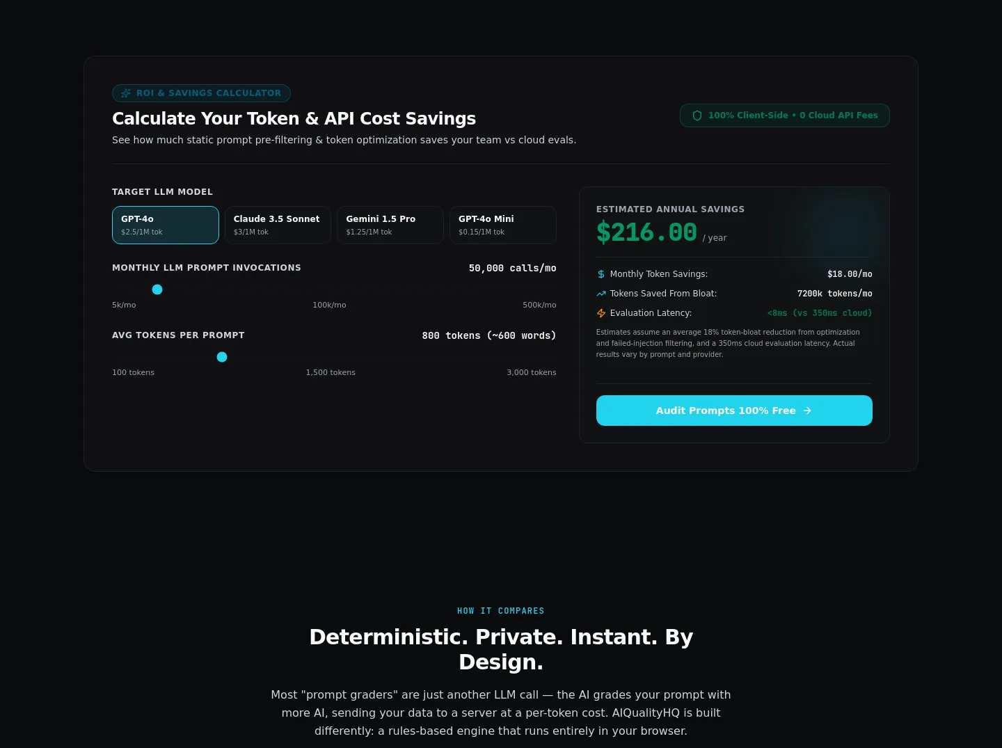 aiqualityhq.com — Pricing