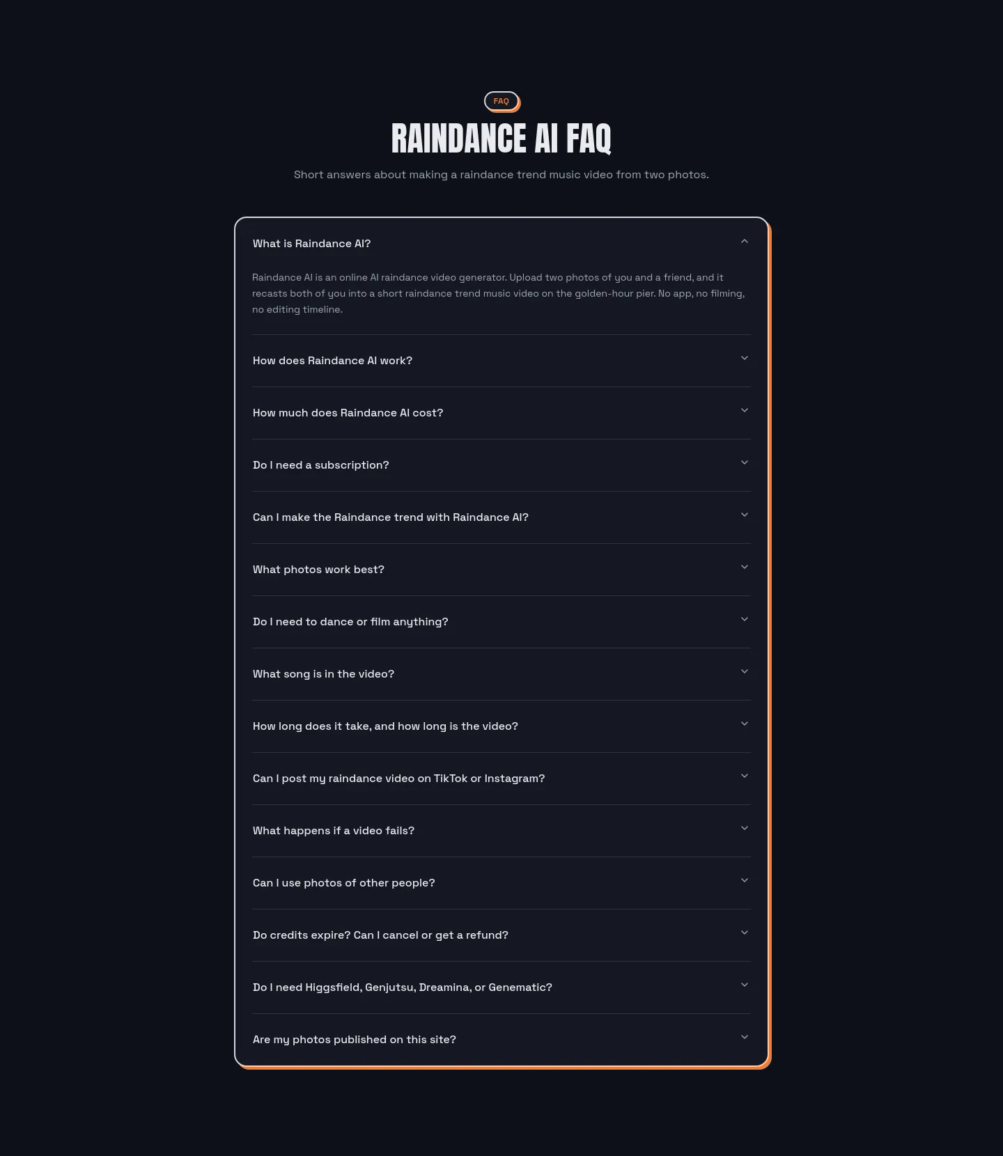 airaindance.org — FAQ
