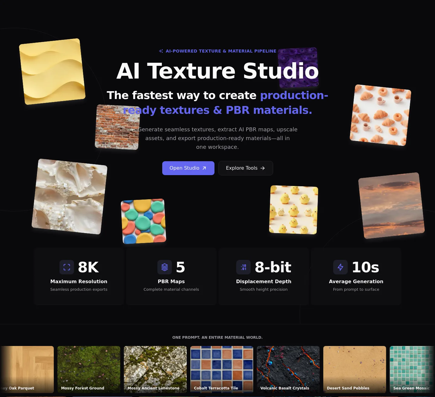 aitexture.ai — Hero
