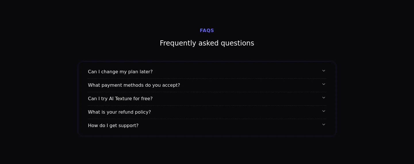 aitexture.ai — FAQ