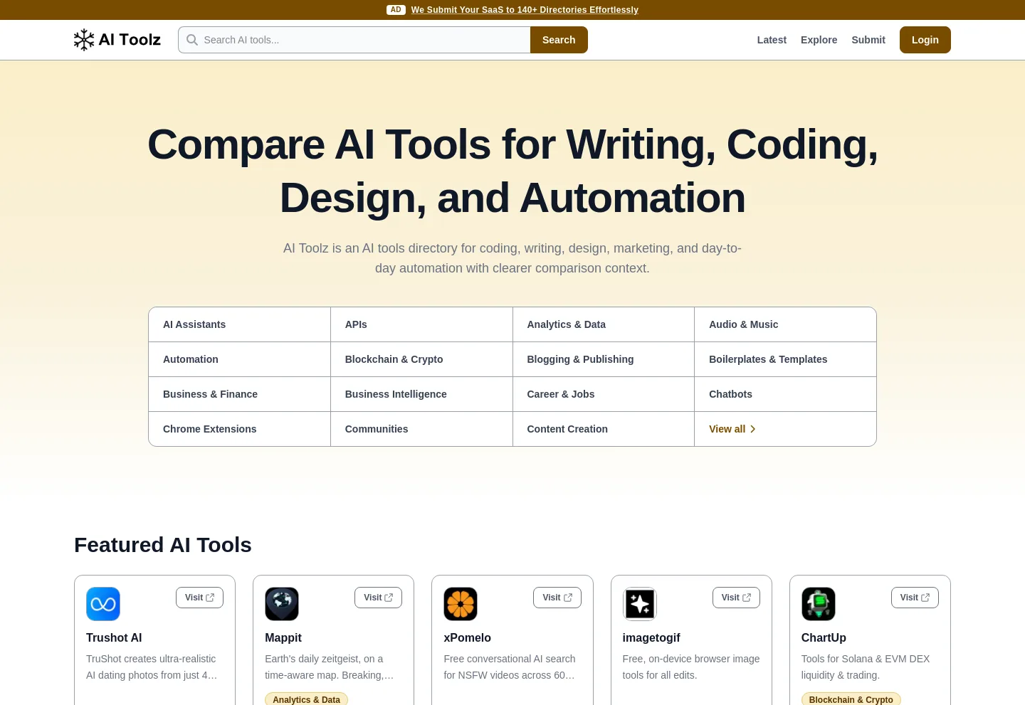 aitoolzs.com — a measured funnel