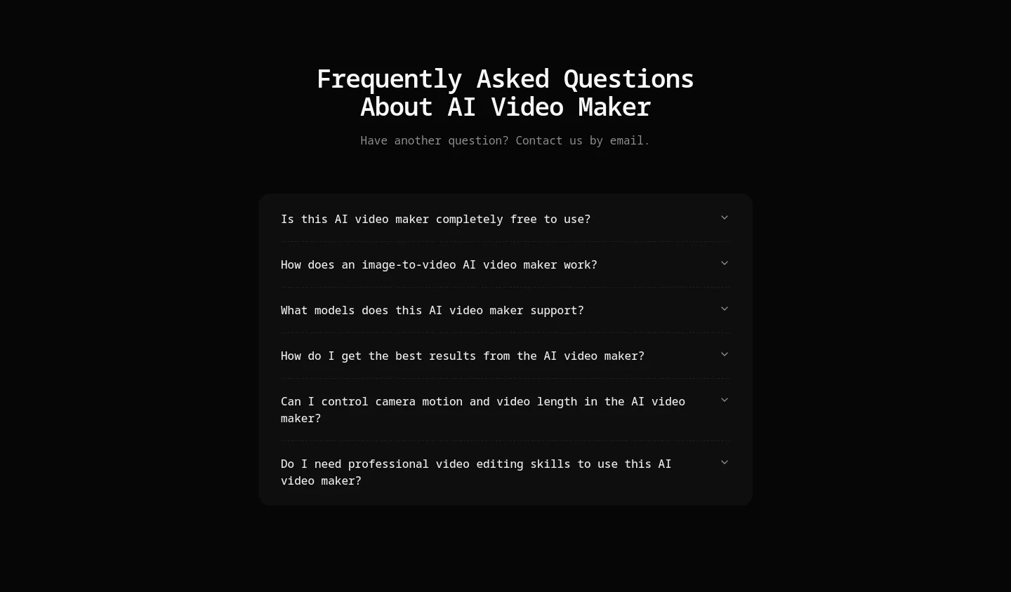 aivideomakers.org FAQ section