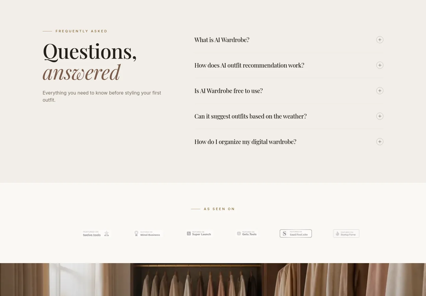 aiwardrobe.co — FAQ