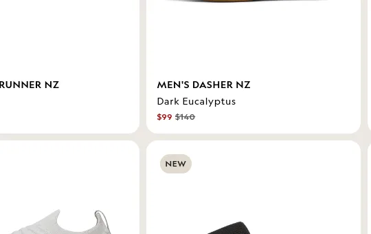 Price anchor element from allbirds.com