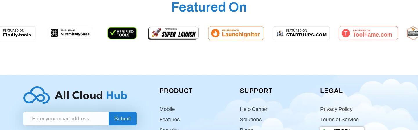 allcloudhub.com — Logo Wall