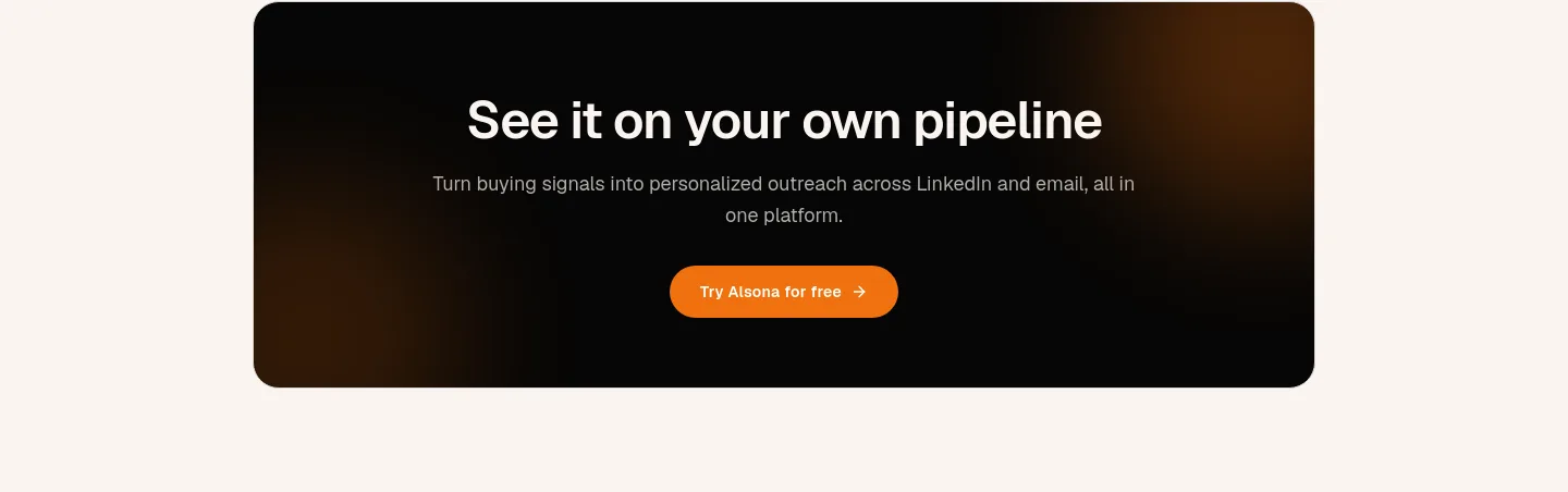 alsona.com — a real CTA section