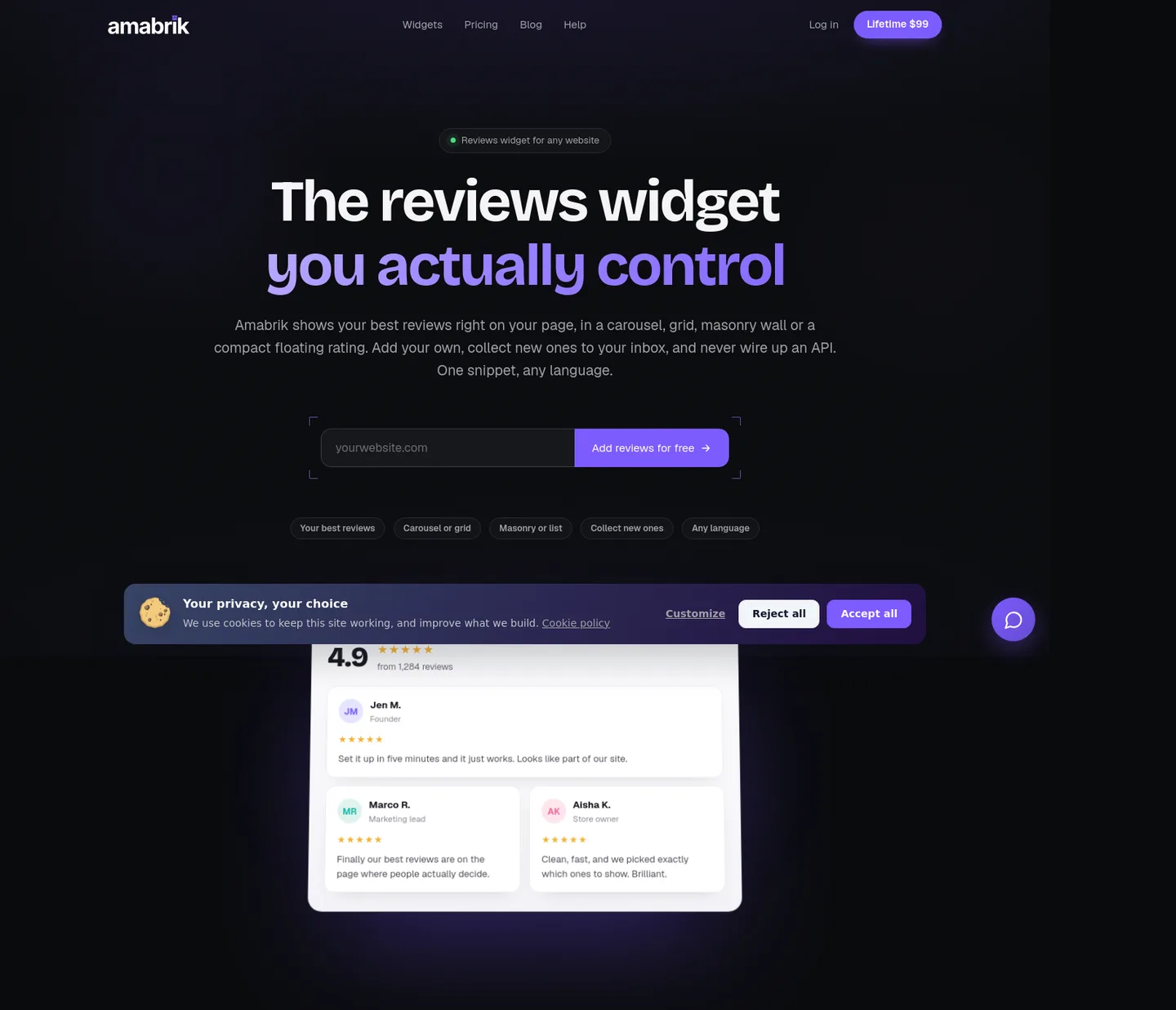 amabrik.com — Hero