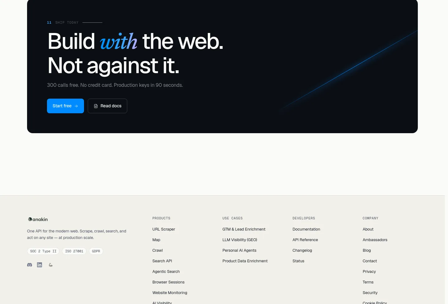 anakin.io — a real CTA section