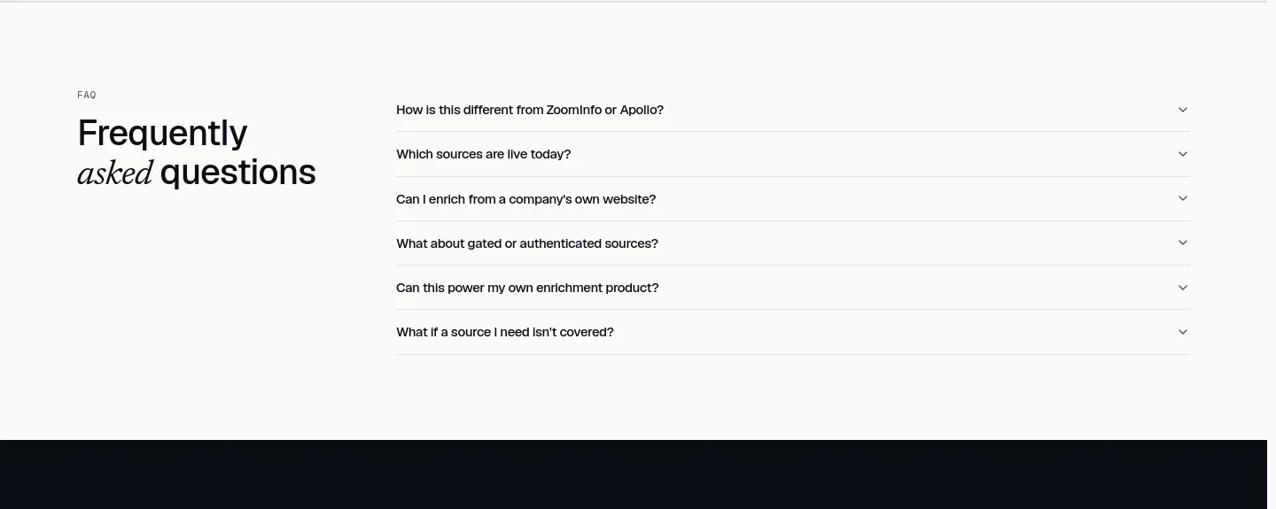 anakin.io — a real FAQ section