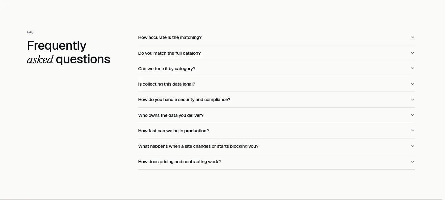 anakin.io — a real FAQ section