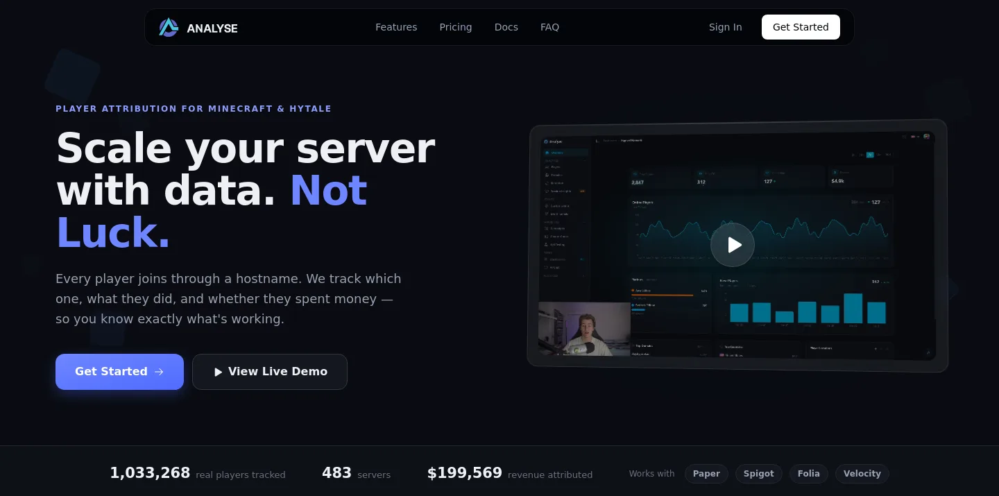 analyse.net — Hero
