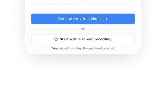 No credit card element from angles.video