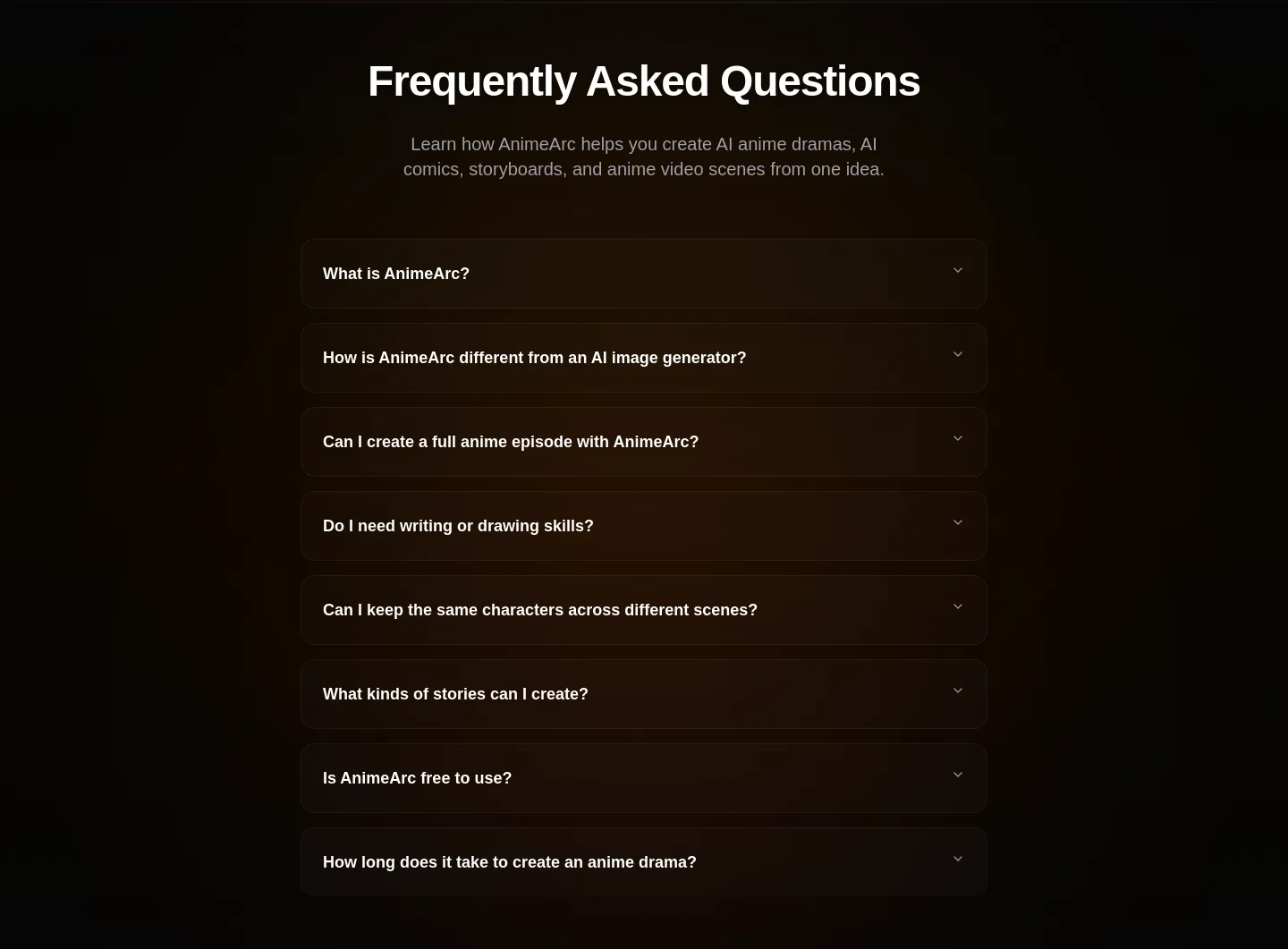 animearc.app — FAQ