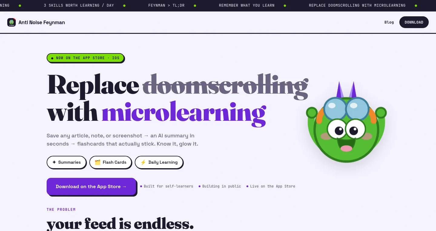 antinoise.app — a measured funnel