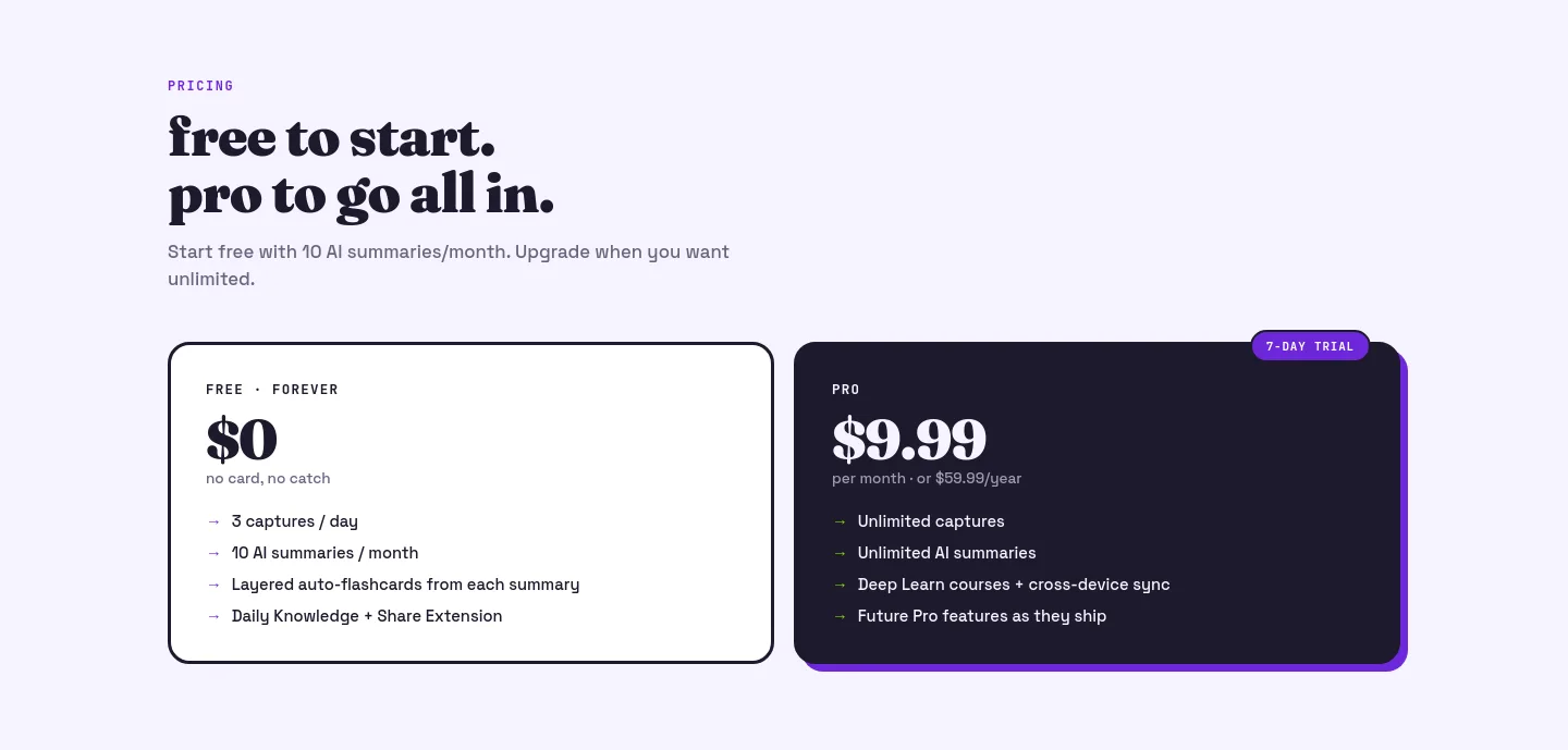 antinoise.app — Pricing