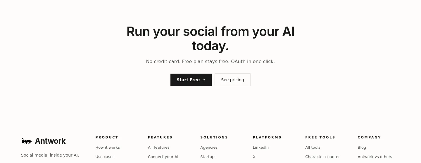 antwork.io — a real CTA section