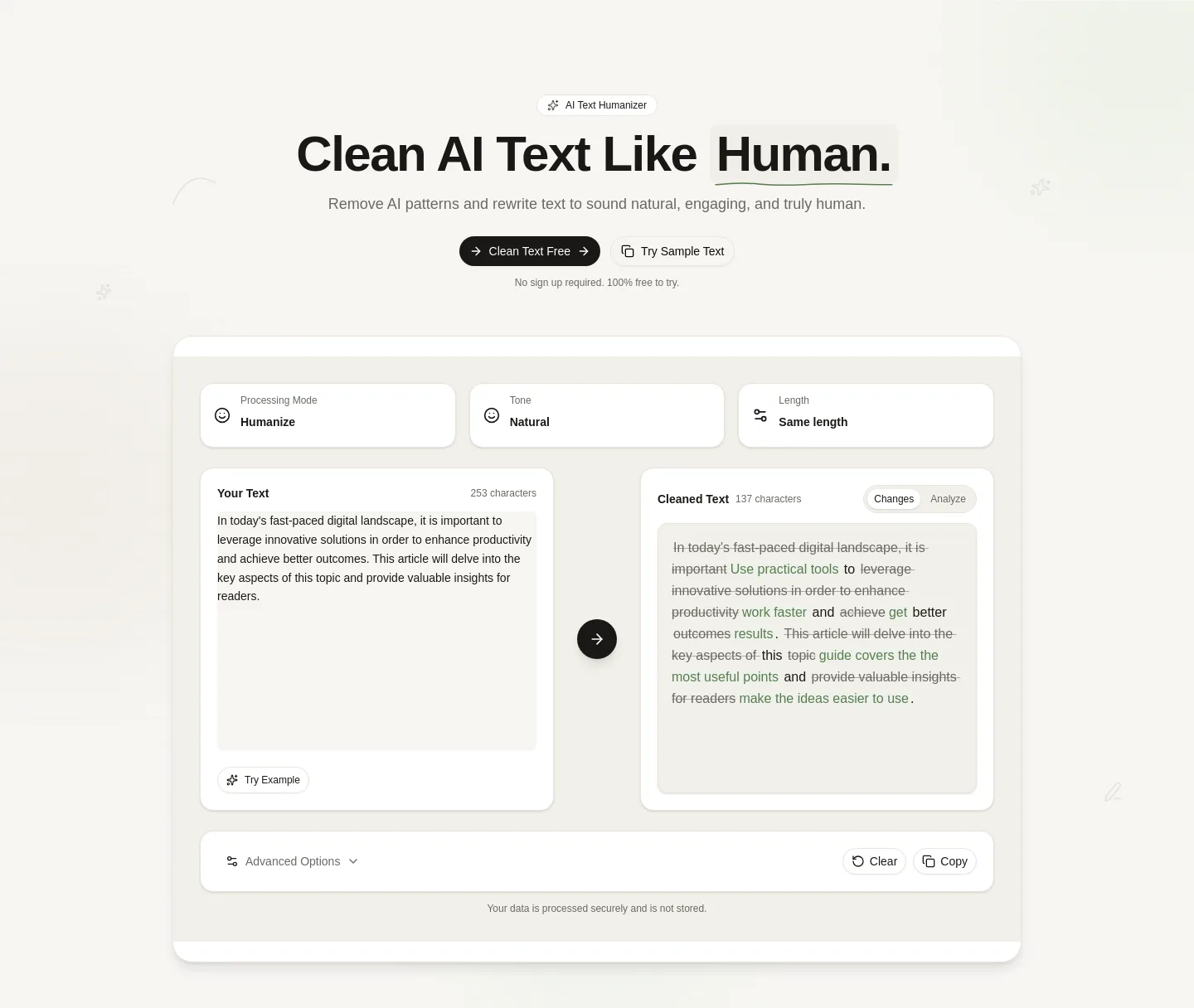 anyformatlocal.com Hero section