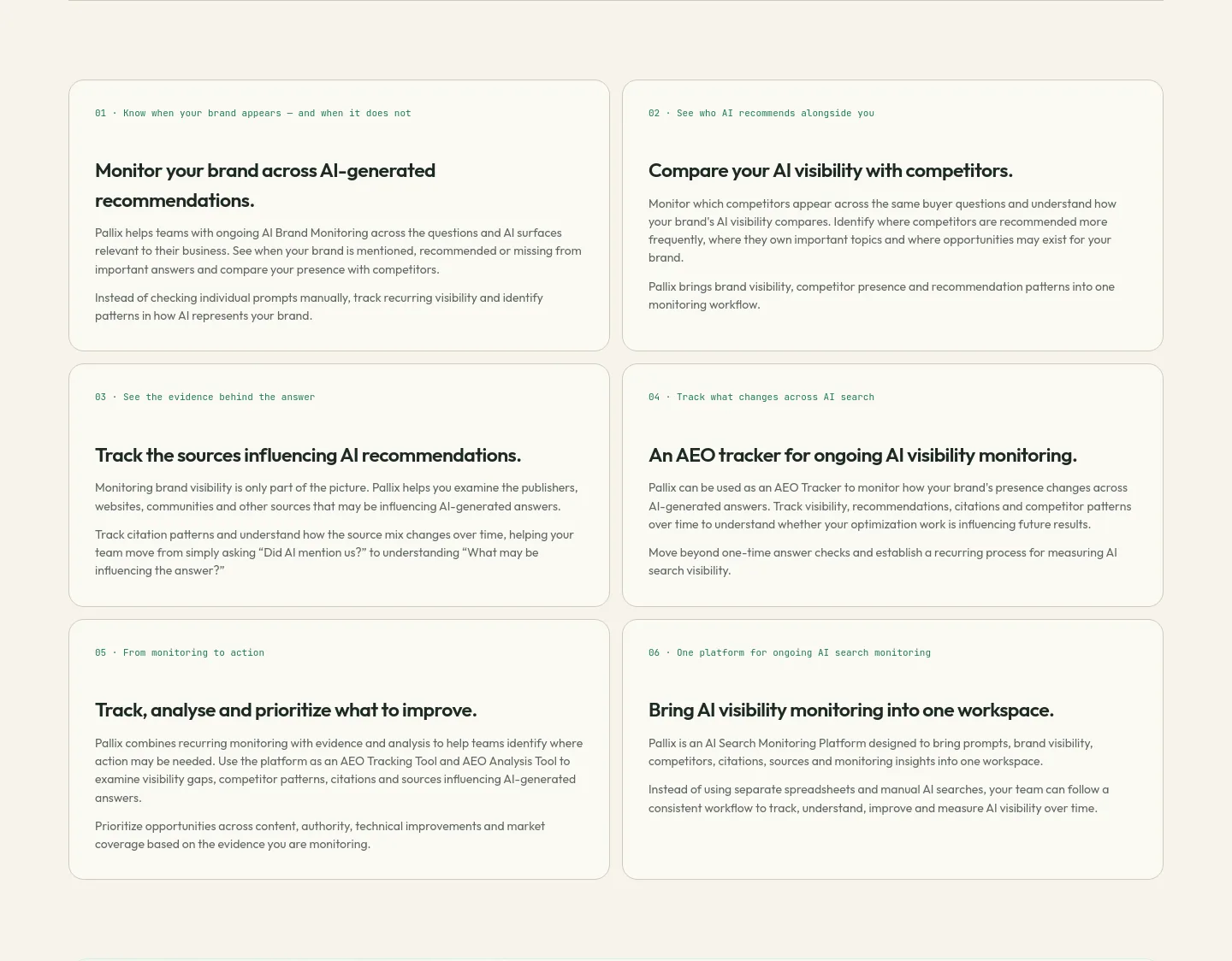 app.pallix.in — Features