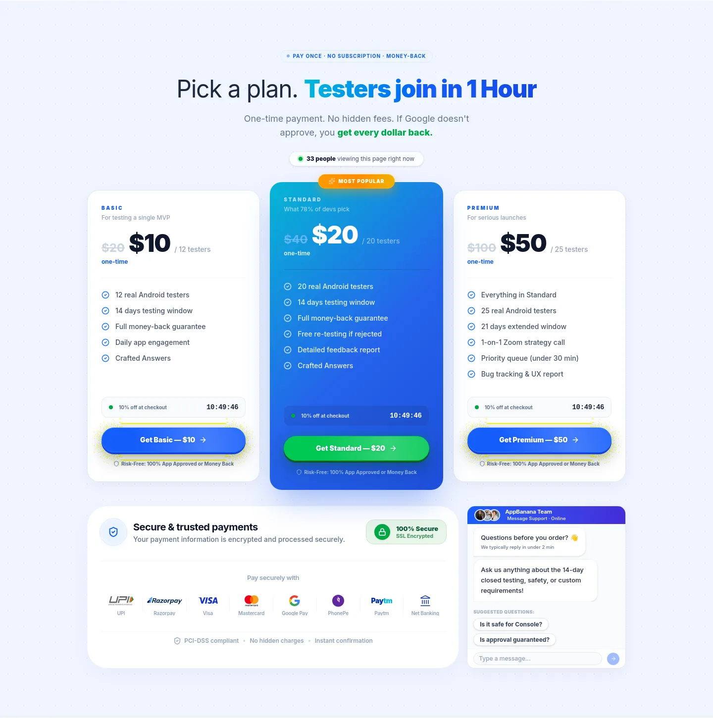 appbanana.io — Pricing