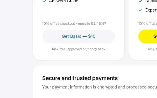 Guarantee element from appbanana.io