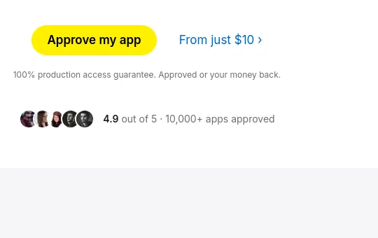 Rating element from appbanana.io