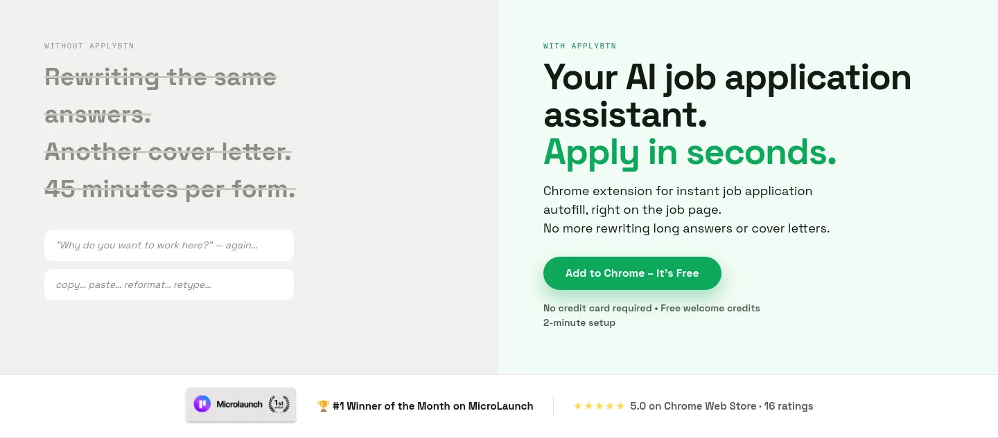 applybtn.app — Hero
