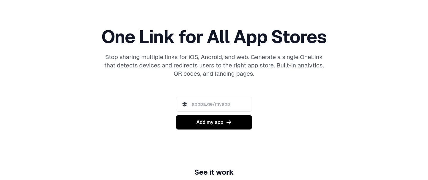 apppage.co Hero section