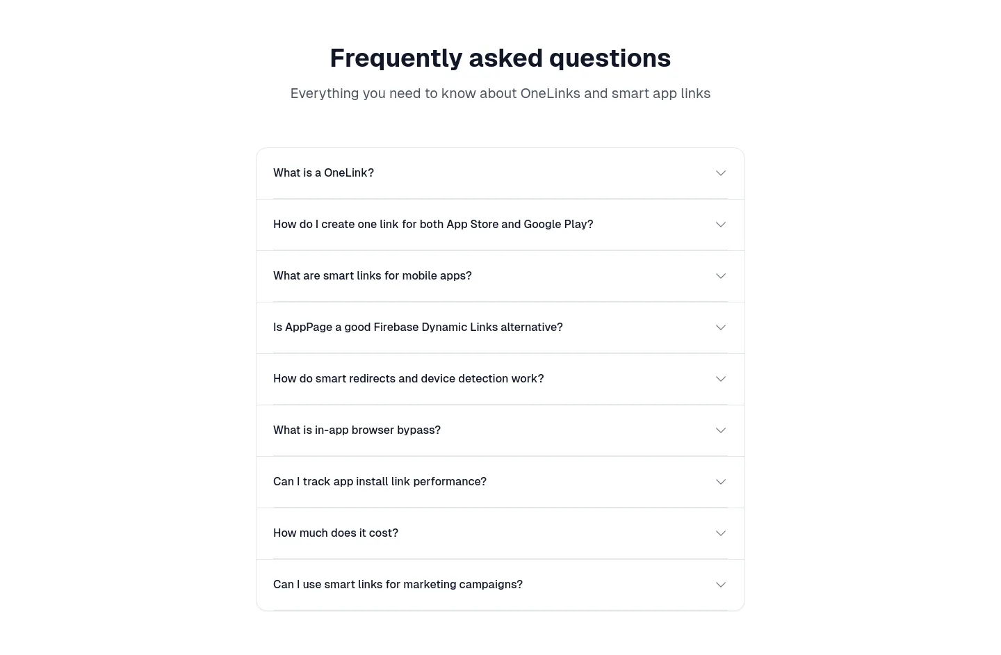 apppage.co FAQ section