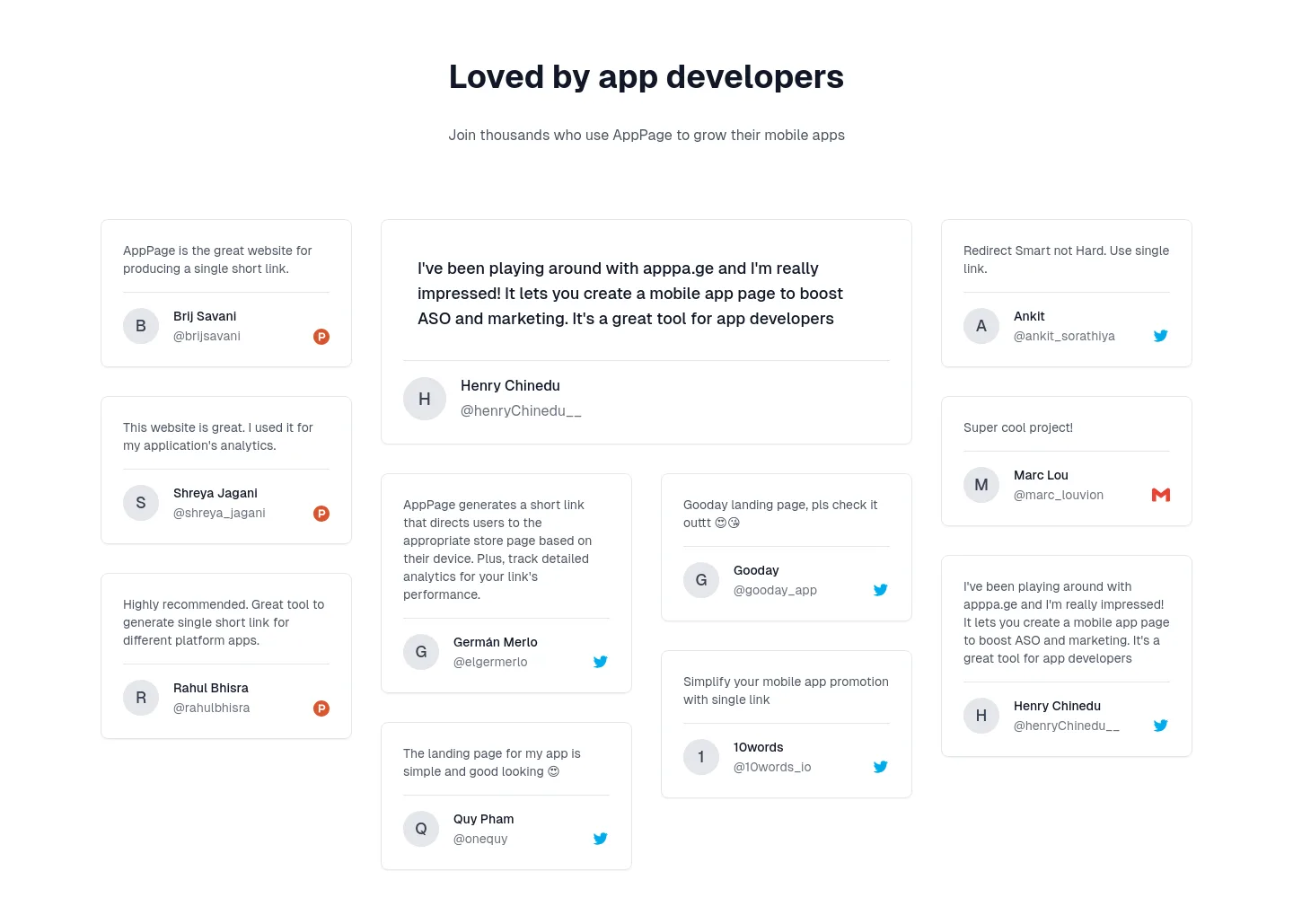 apppage.co — Logo Wall